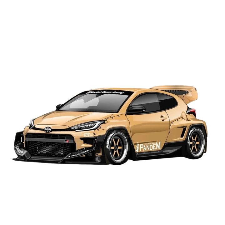 Pandem GR Yaris SGTV Taiwan Special Edition Satin Gold