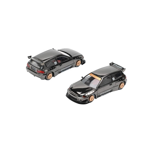 Pandem Honda Civic EG6 - Dark Chrome