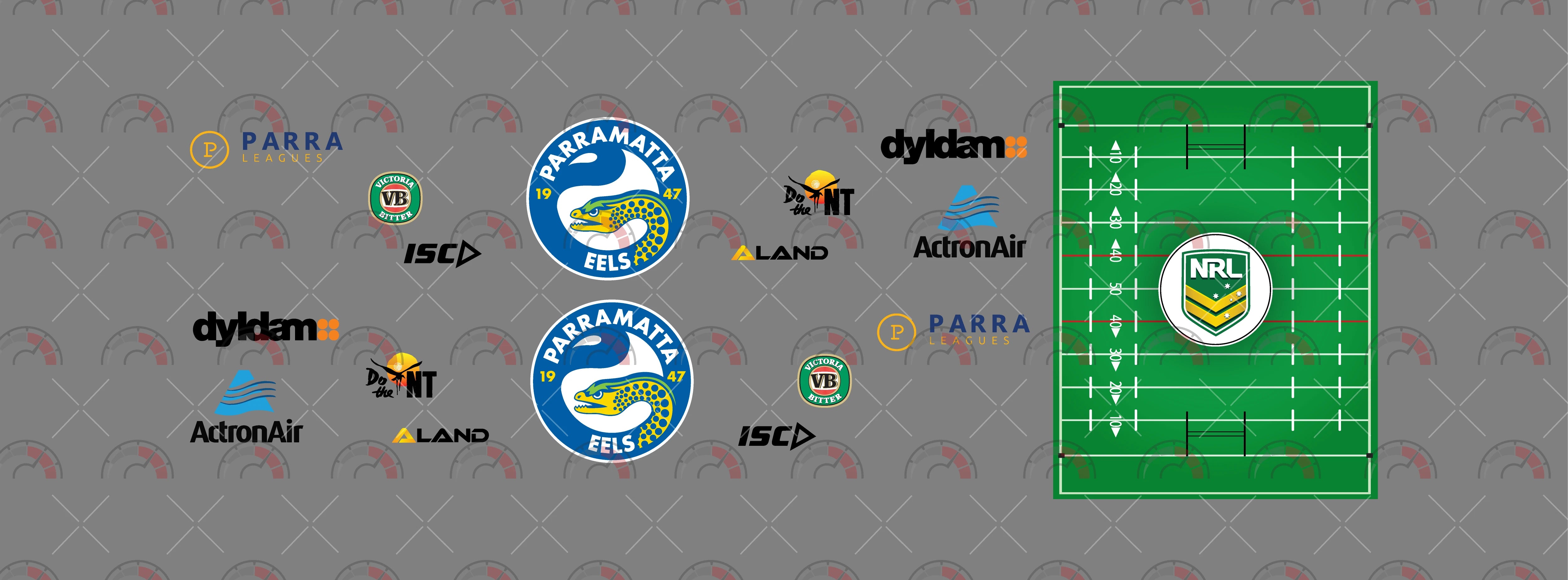 Parramatta Eels Custom Model Car Decals