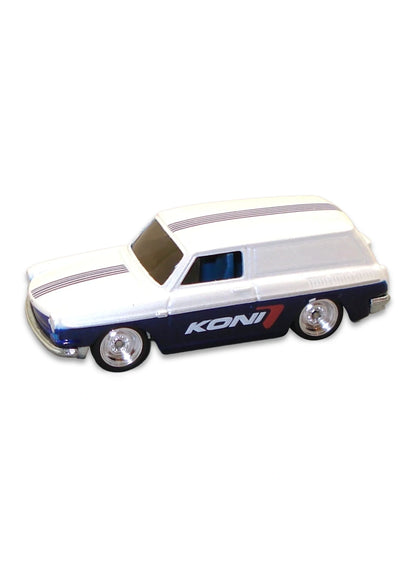 Hot Wheels Delivery Slick Rides 2010 Custom '69 Volkswagen Variant 1:64 – Pearl White & Metallic Blue