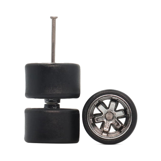 TE37 Silver 10mm Car Wheels