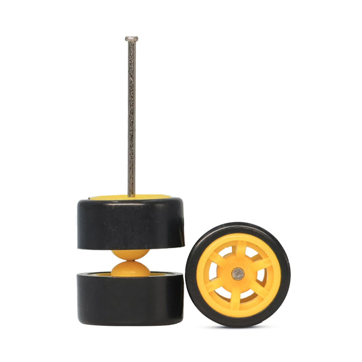 Comold Yellow 10mm Car Wheels