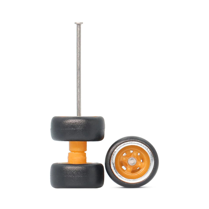 4 Spoke Yellow Line Chrome wheel