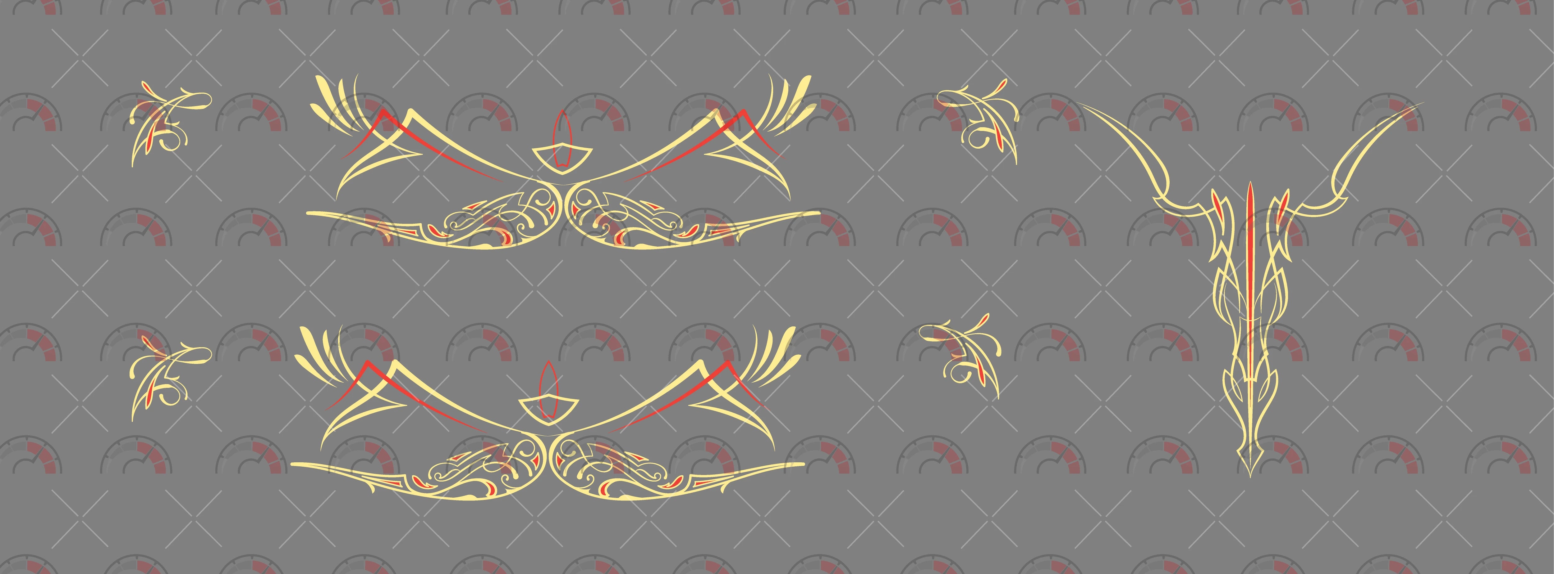 Pin Stripes 4 Play Vehicle Decals