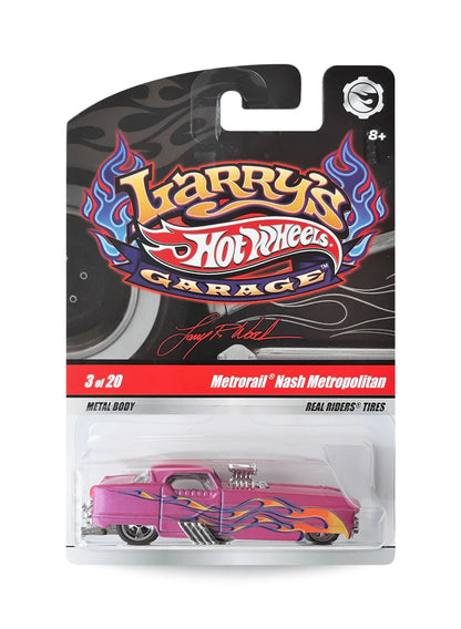 Hot Wheels Larry's Garage 2009 Nash Metropolitan 1:64 – Pink