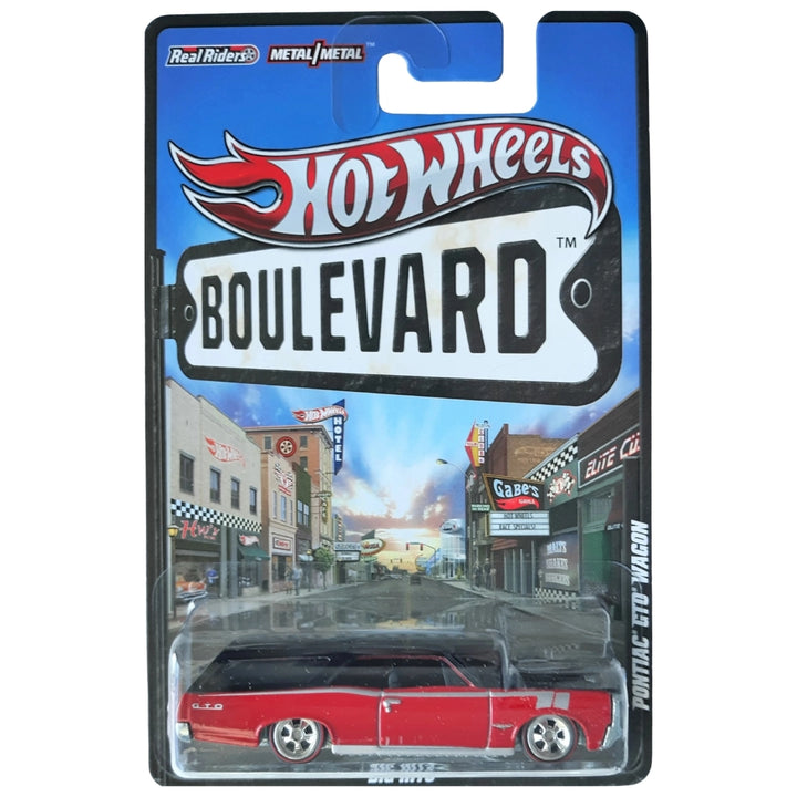 Hot Wheels 1:64 Pontiac GTO Wagon Red and Black