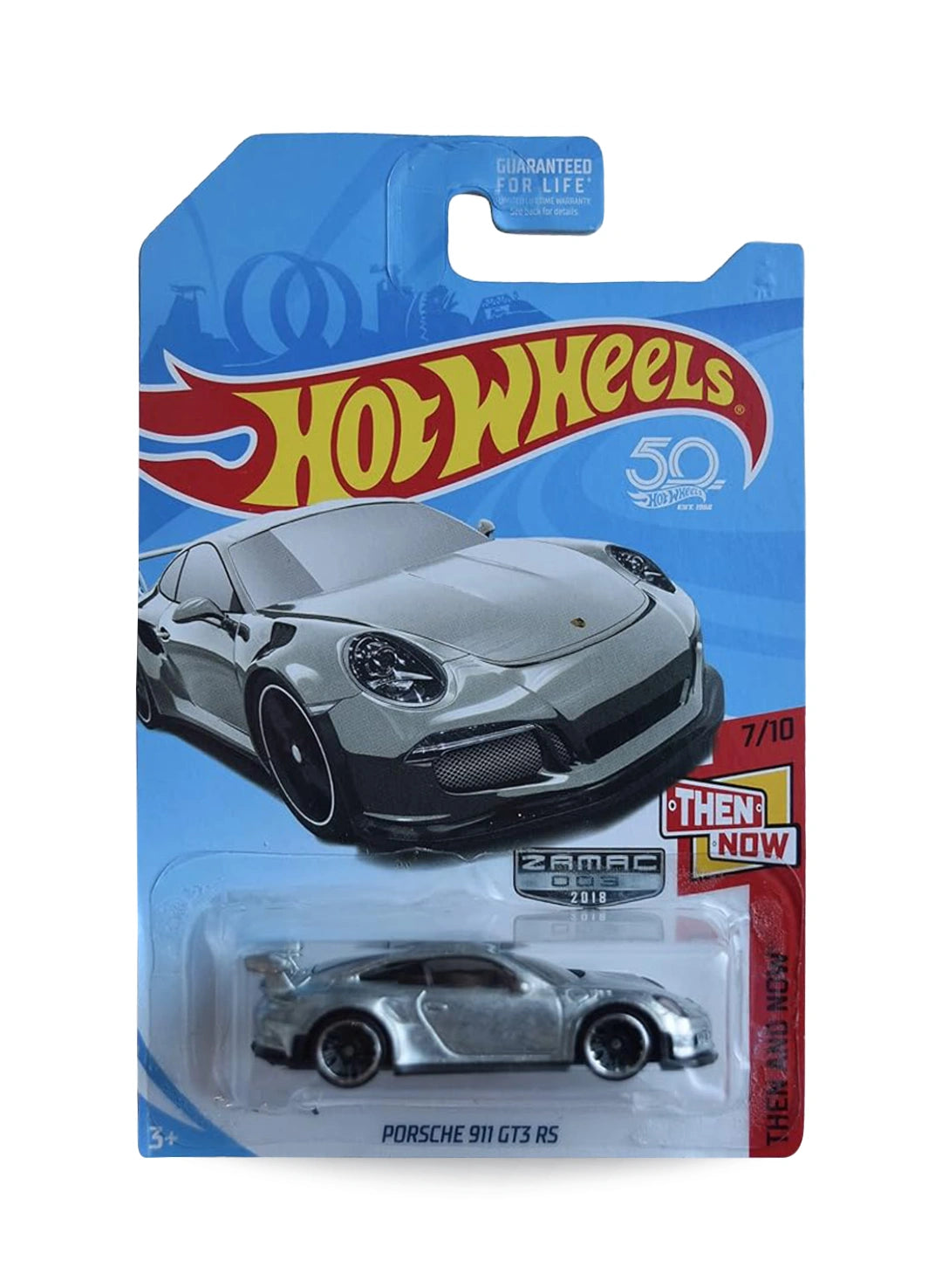 Hot Wheels Walmart Exclusive ZAMAC Editions 2018 Porsche 911 GT3 RS 1:64 – ZAMAC