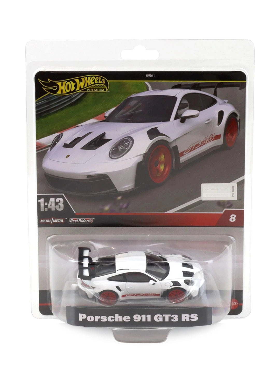 Hot Wheels Premium Singles 1:43 2024 Porsche 911 GT3 RS 1:43 – White