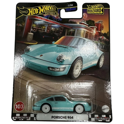 Hot Wheels Porsche 964 1:64 - Aqua