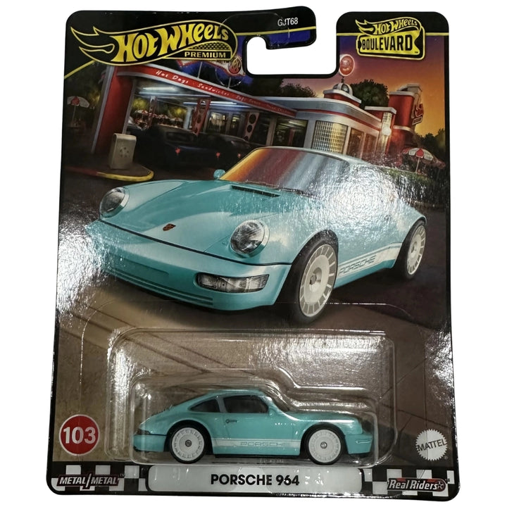 Hot Wheels 1:64 Porsche 964 Aqua