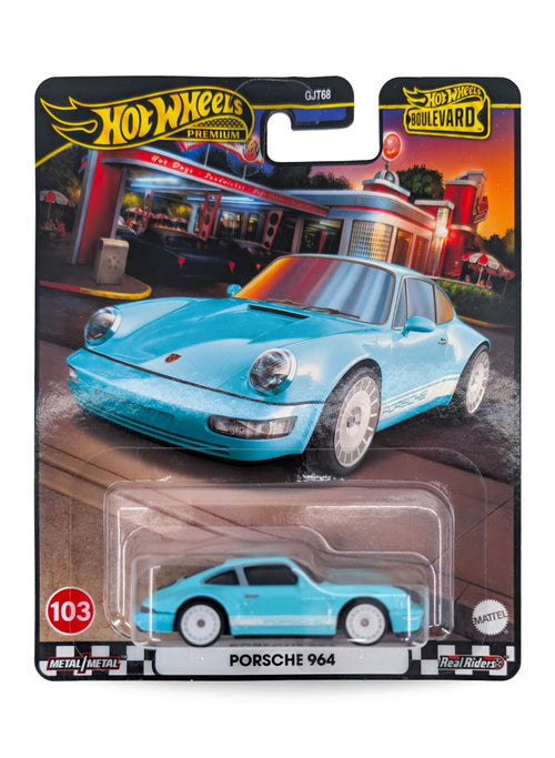 Hot Wheels Boulevard (After 2013) – 2024 Porsche 964 1:64 - Aqua