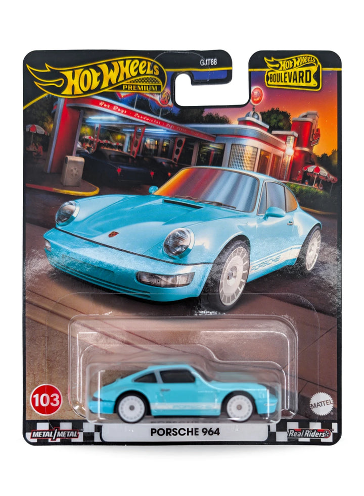 Hot Wheels Porsche 964 1:64 - Aqua