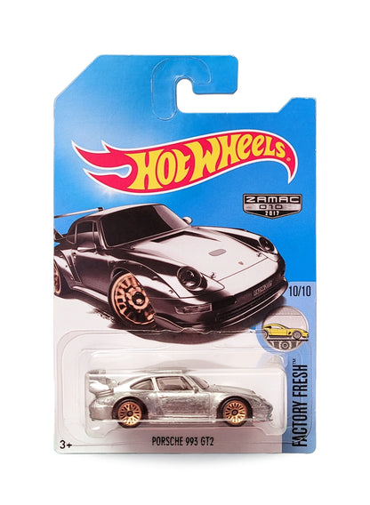 Hot Wheels Walmart Exclusive ZAMAC Editions 2017 Porsche 993 GT2 1:64  – ZAMAC
