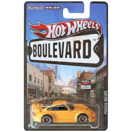 Hot Wheels 1:64 Porsche 993 GT2 Yellow