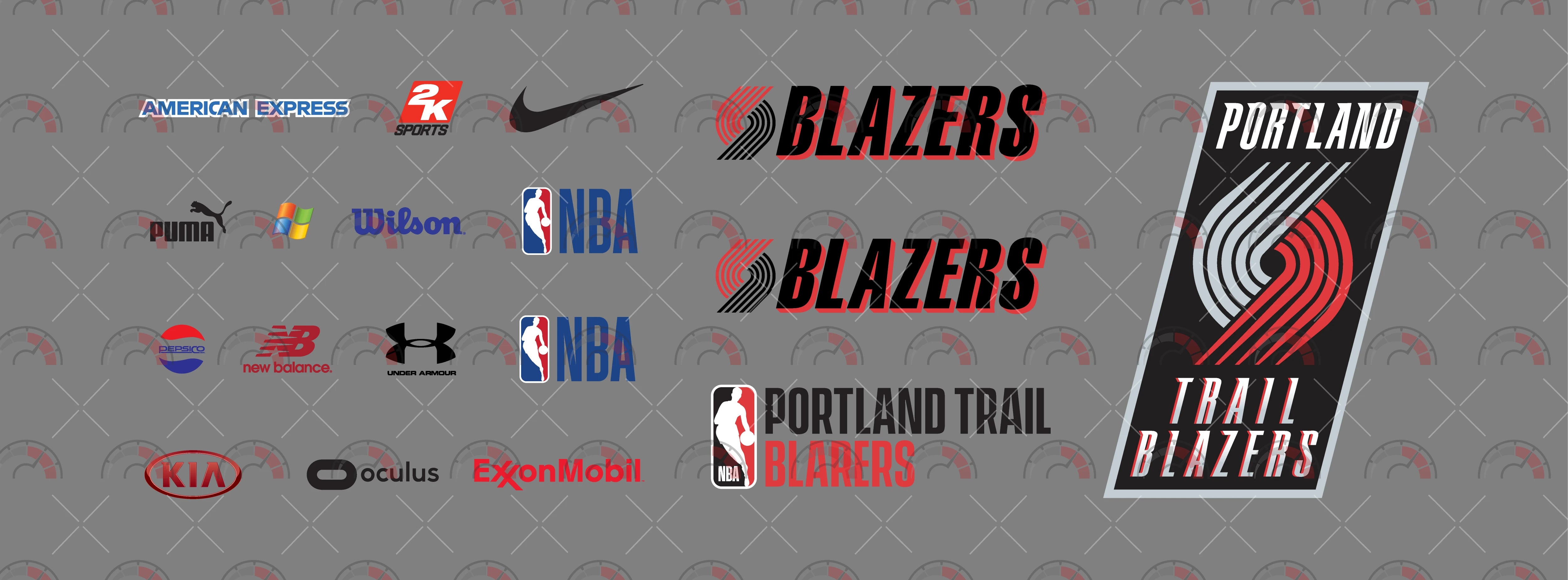 Portland Trail Blazers Toy car Decals