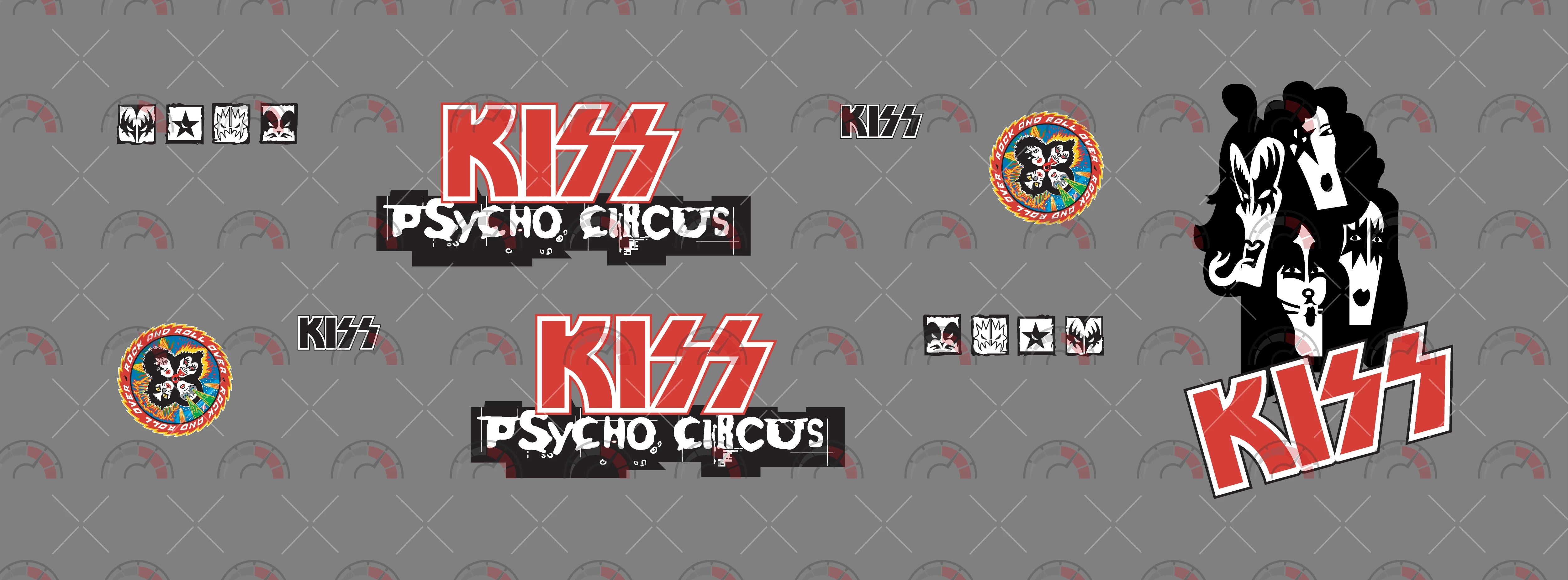 Psycho Circus Toy car Decals