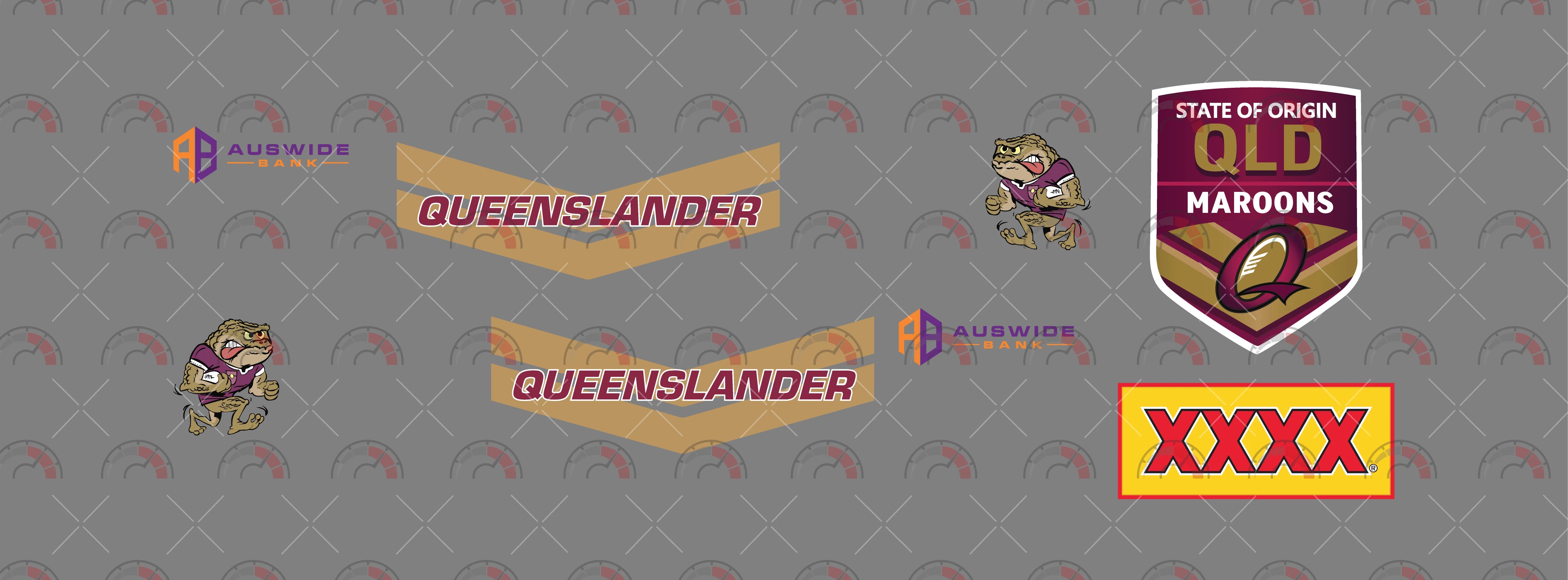 Queensland State of Origin Custom Model Car Decals