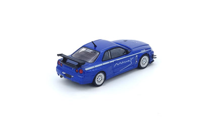 NISSAN SKYLINE GT-R (R34) V-Spec Tuned by “MINE’S” Blue