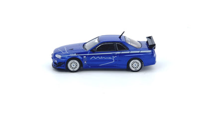 NISSAN SKYLINE GT-R (R34) V-Spec Tuned by “MINE’S” Blue