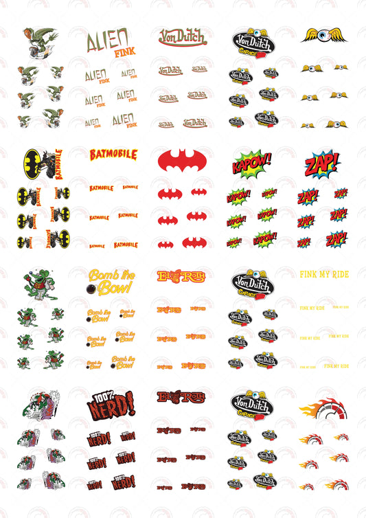 Alien Fink designs car stickers