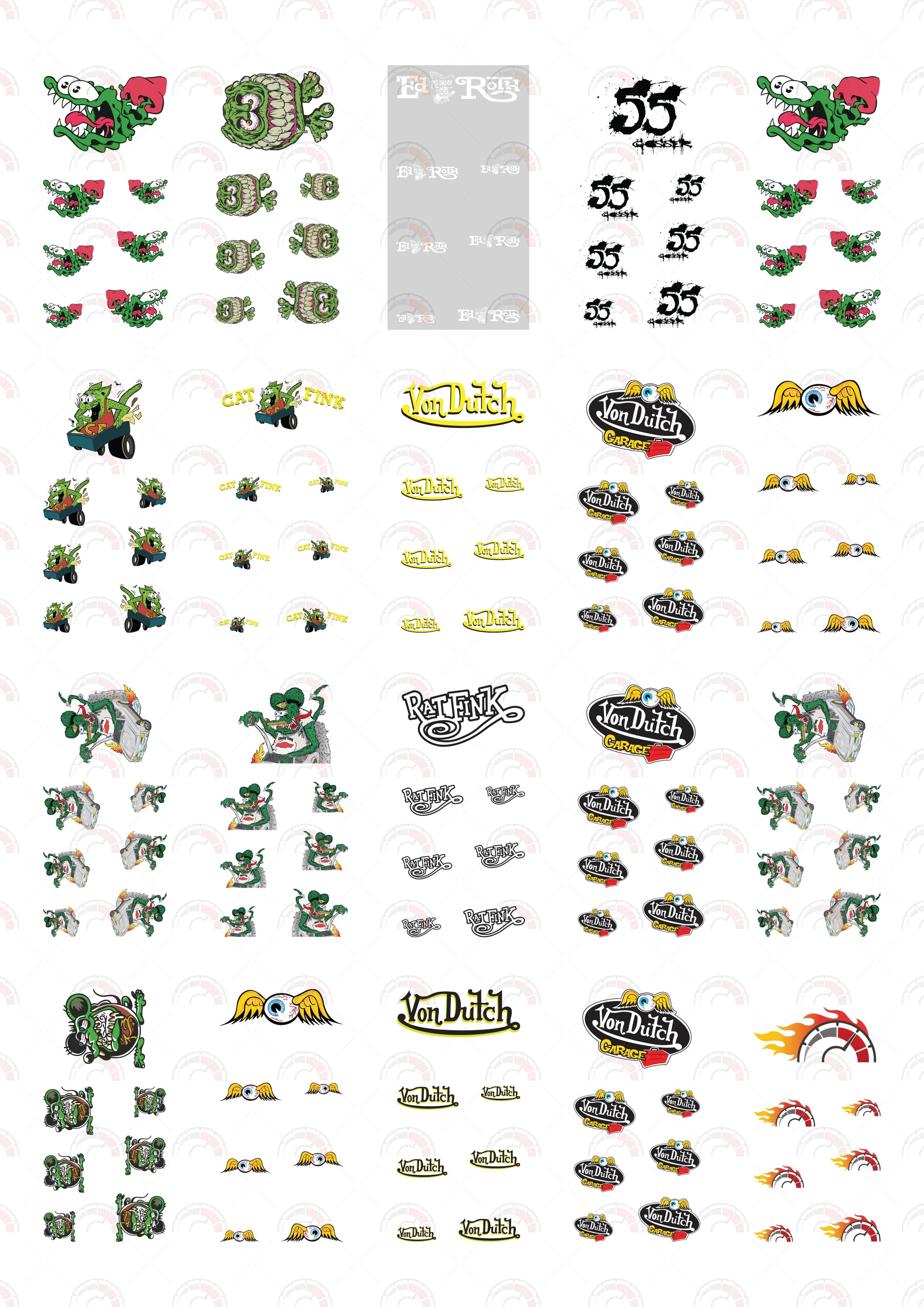 Boogie Monster Custom Car Decals