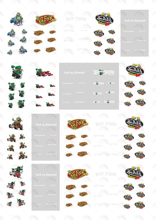 fink on a ride 02 model car decals design