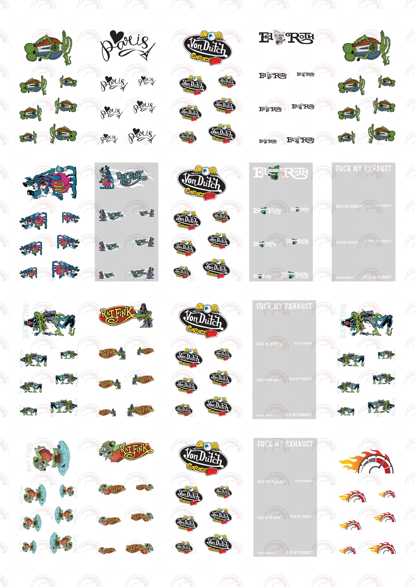 Paris Fink Play Vehicle Decals
