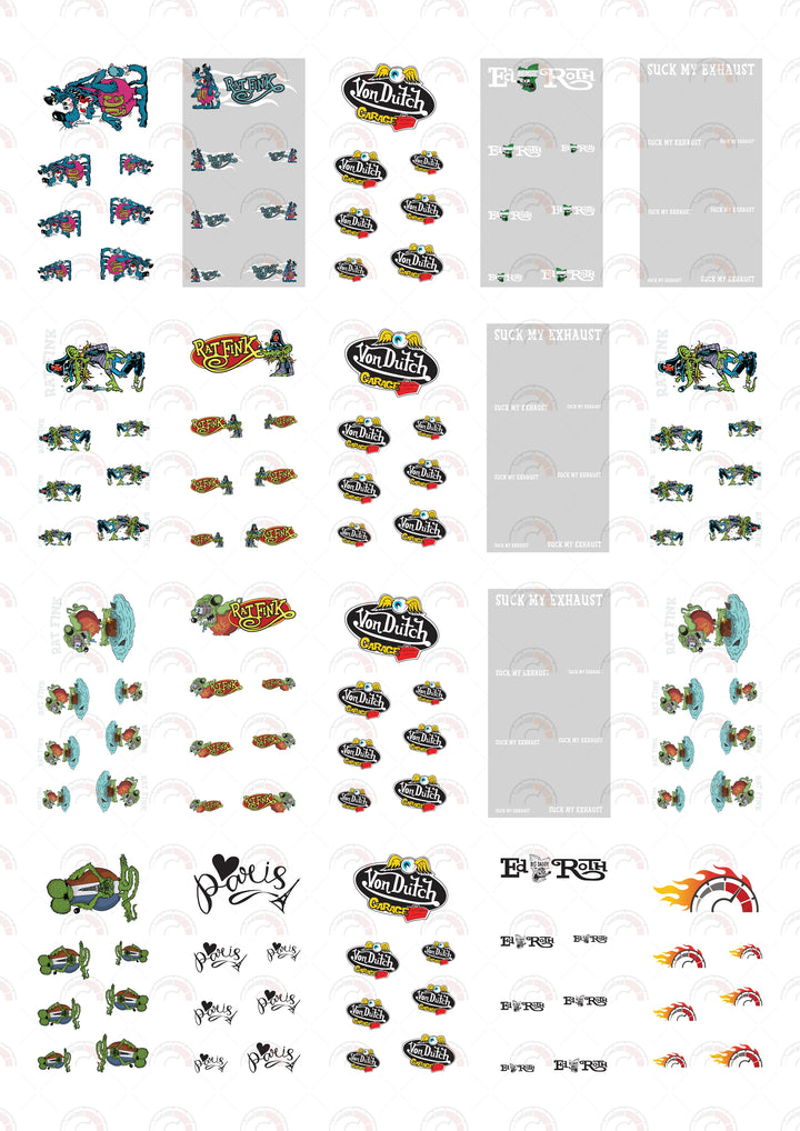 PG Fink Play Vehicle Decals