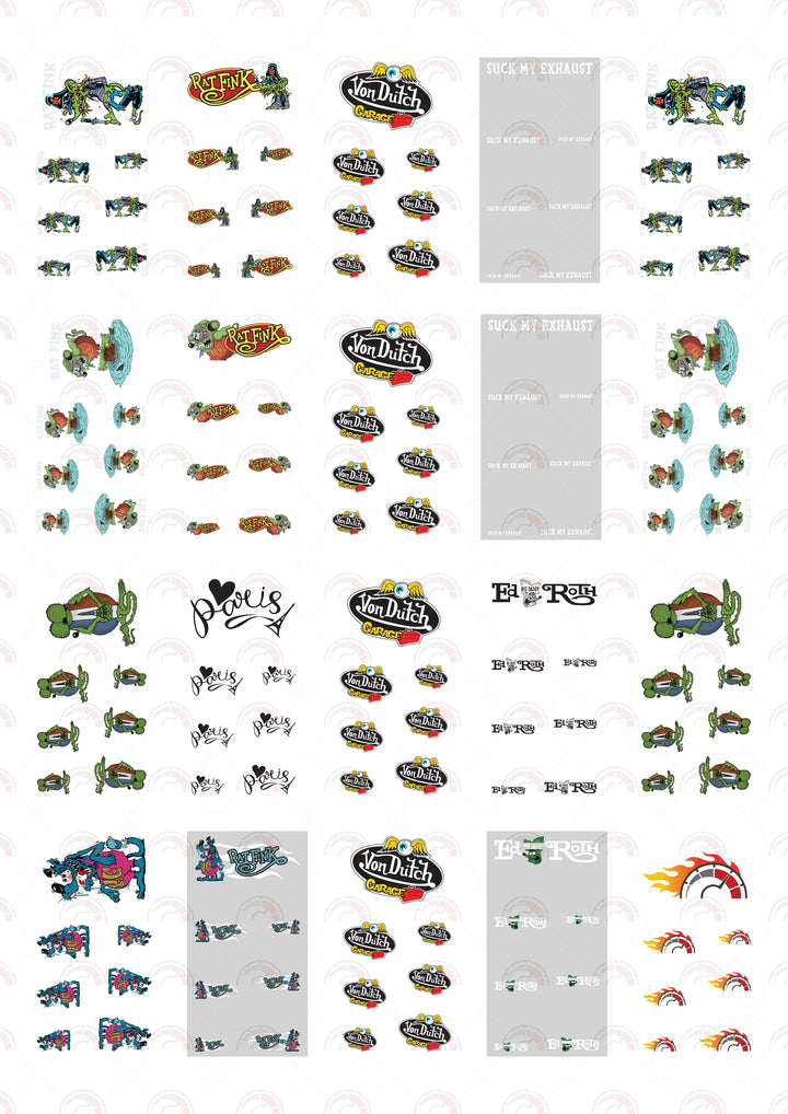 Pirate Fink 01 model Car Decals