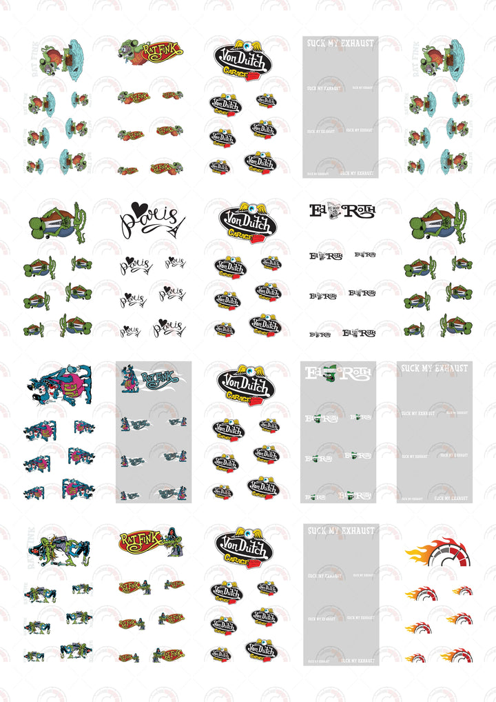 Pirate Fink 02  model Car Decals