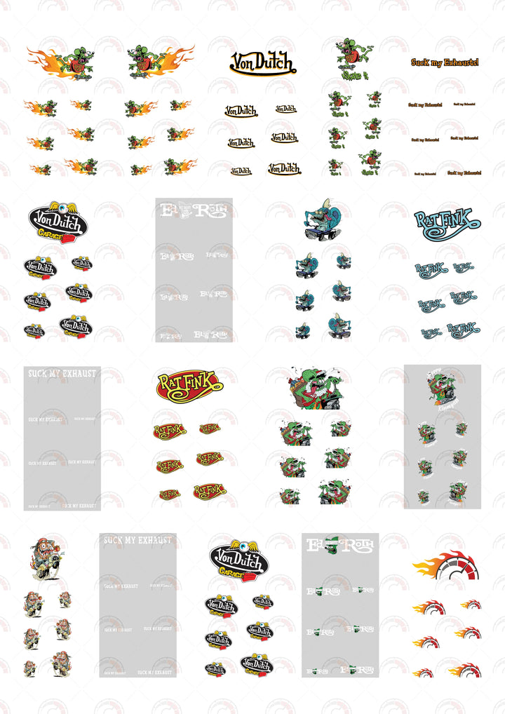 Skate Fink 02 Toy Vehicle Decals