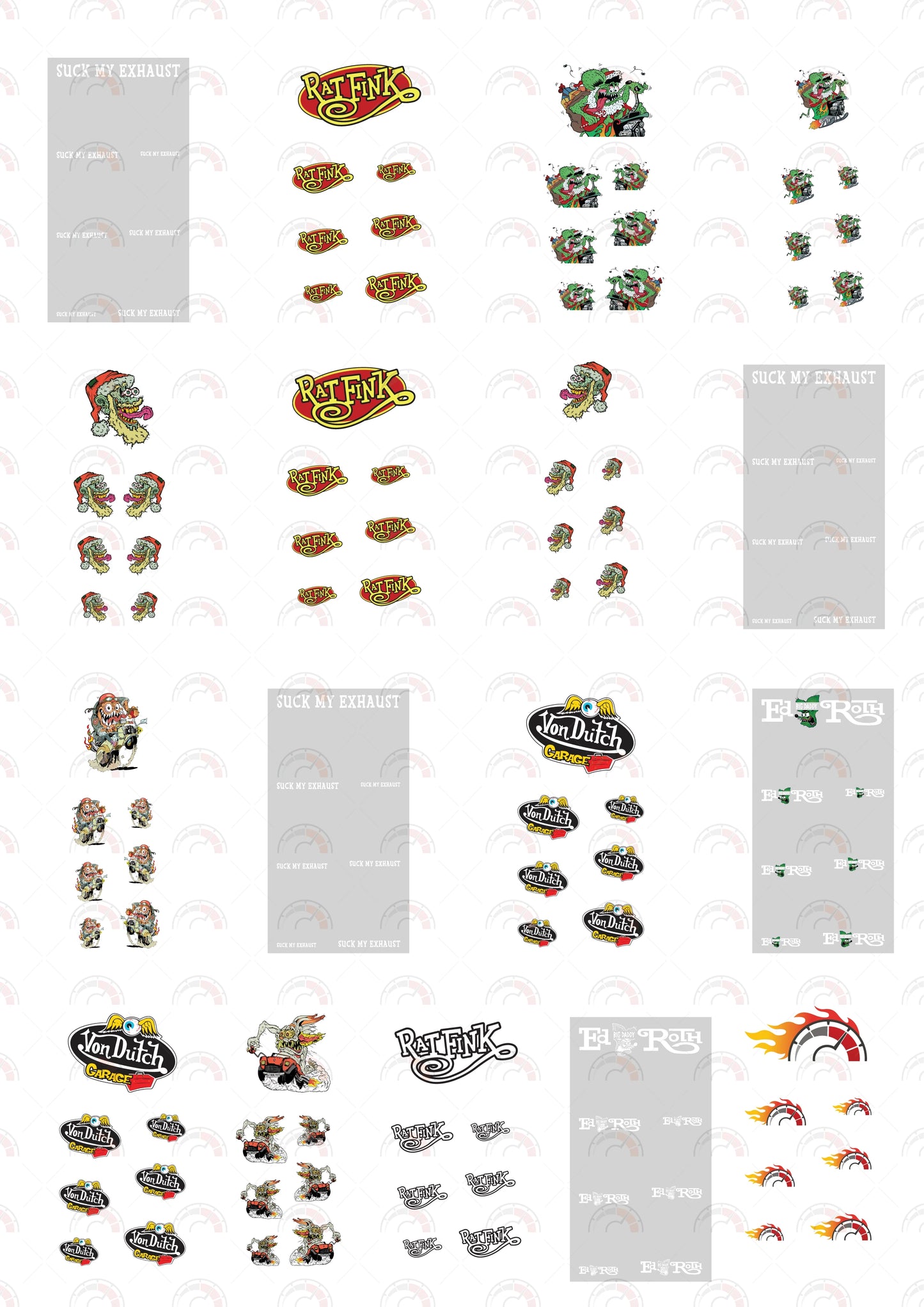 Santa Fink 02 Play Vehicle Decals
