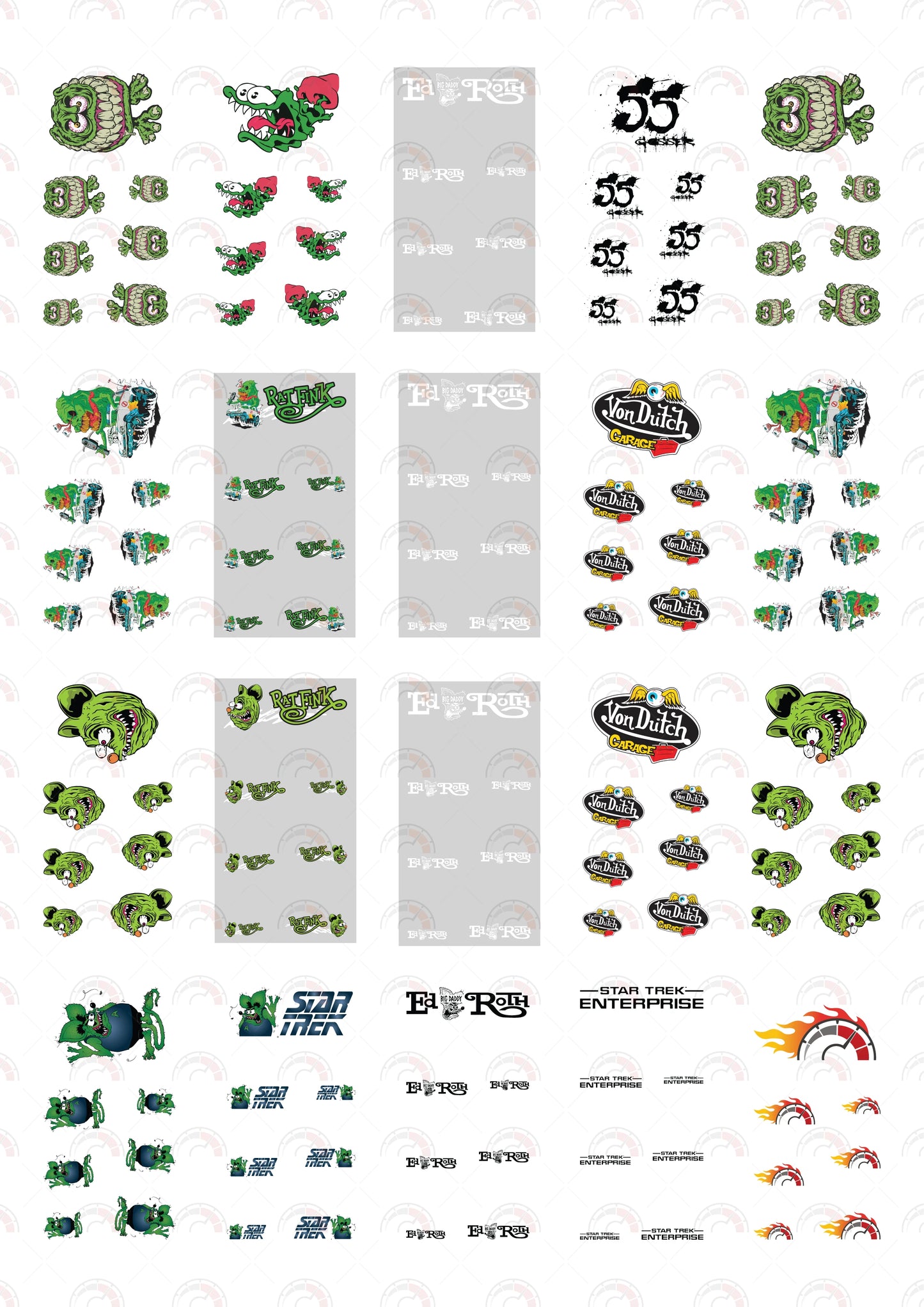 Slime Monster model Car Decals