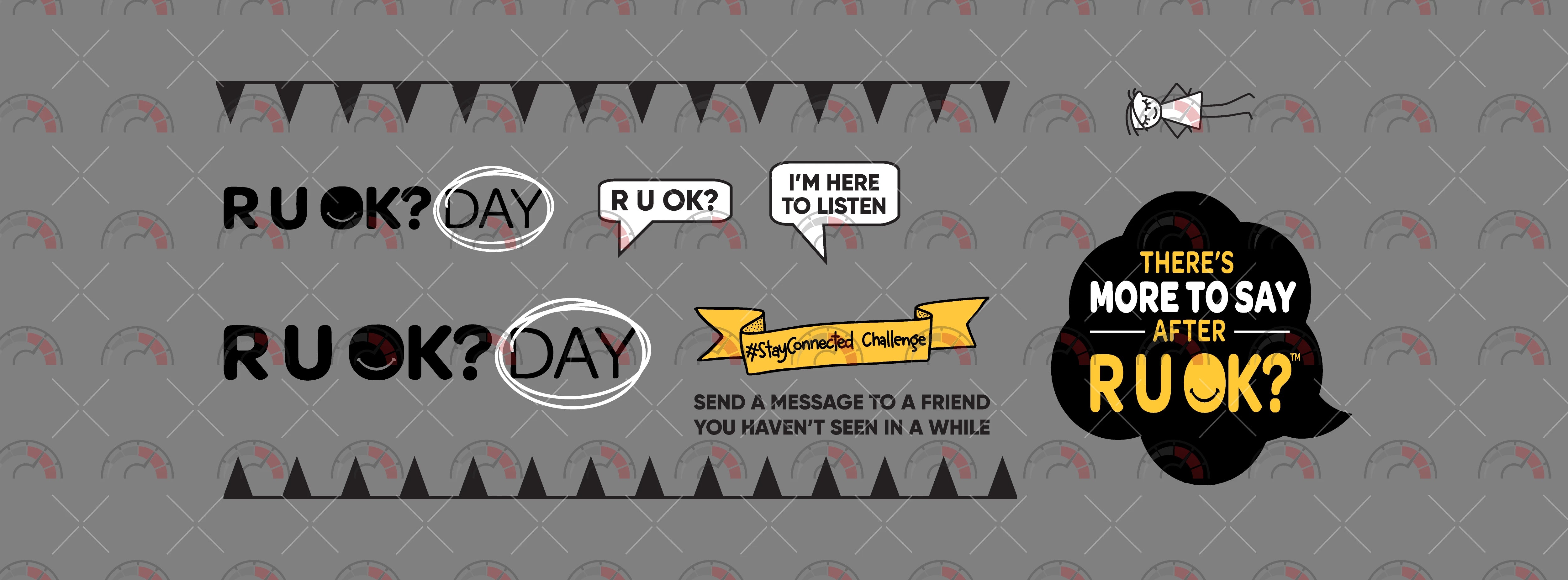 R U OK Design Toy Car Sticker
