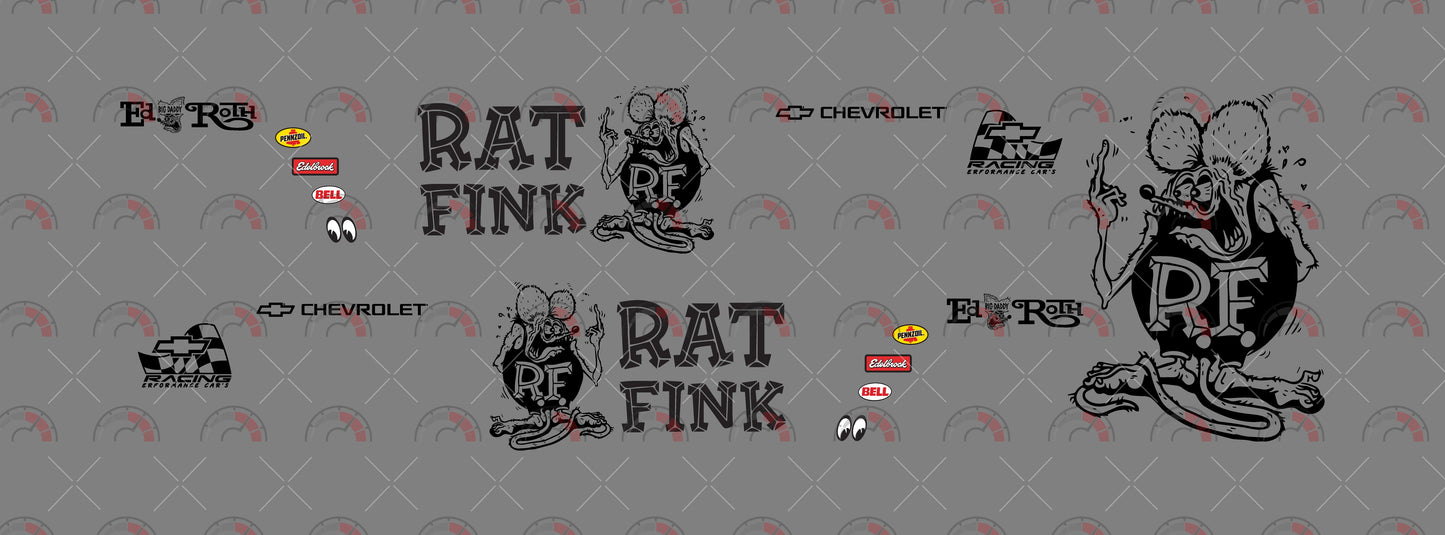 Rat Fink Classic B&W
