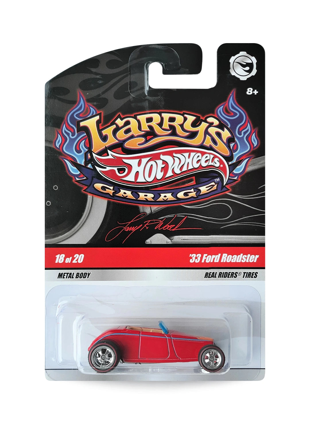 Hot Wheels Larry's Garage 2009 Ford '33 Ford Roadster 1:64 – Red