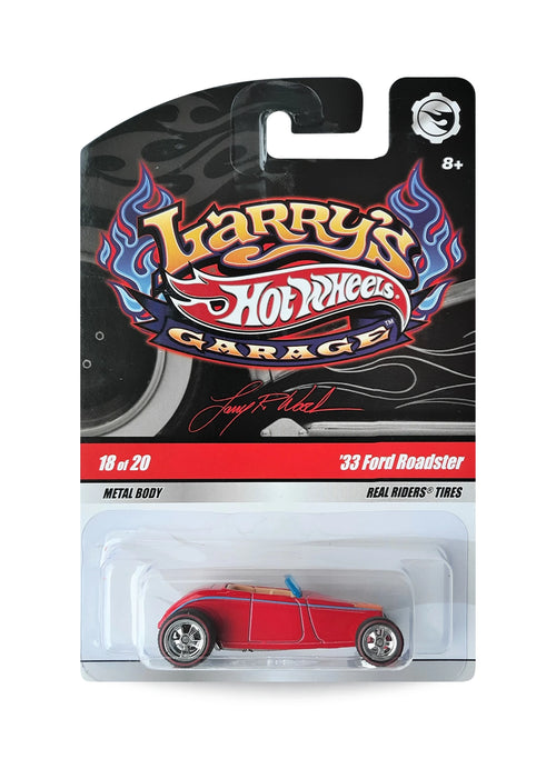 Hot Wheels Larry's Garage 2009 Ford '33 Ford Roadster 1:64 – Red