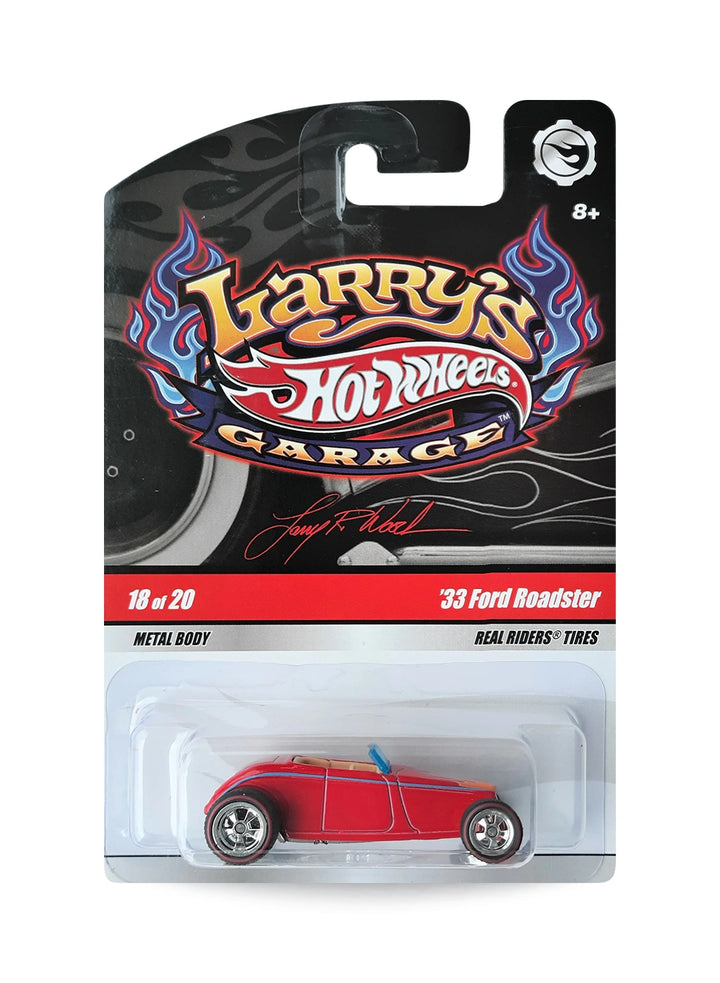 Hot Wheels Larry's Garage 2009 Ford '33 Ford Roadster 1:64 – Red