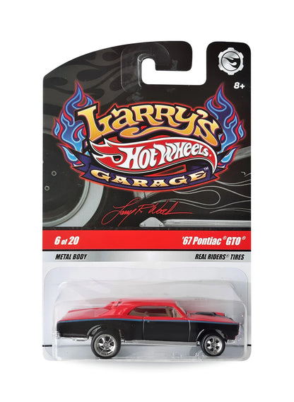 Hot Wheels Larry's Garage 2009 Pontiac '67 Pontiac GTO 1:64 – Red & Black