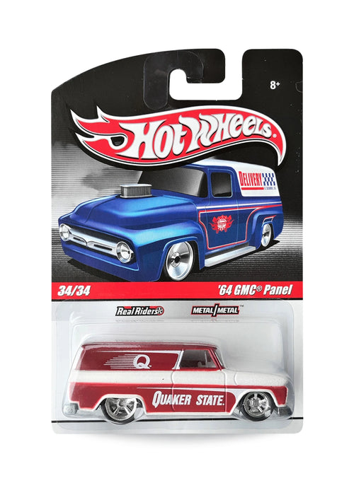 Hot Wheels Delivery Slick Rides 2010 '64 GMC Panel 1:64 – Red & Pearl White