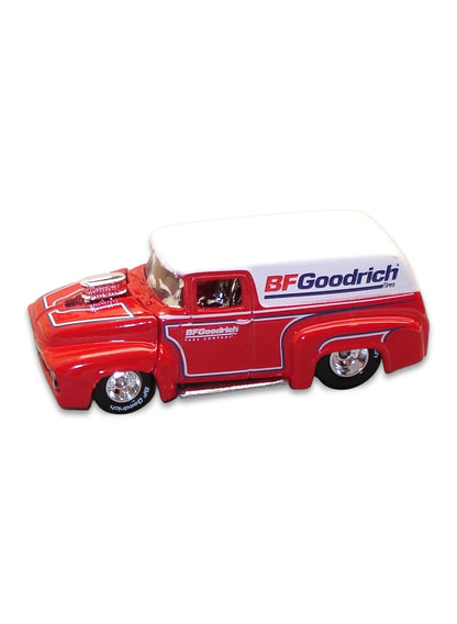 Hot Wheels Delivery Slick Rides 2010 Ford '56 Panel 1:64 – Red & White