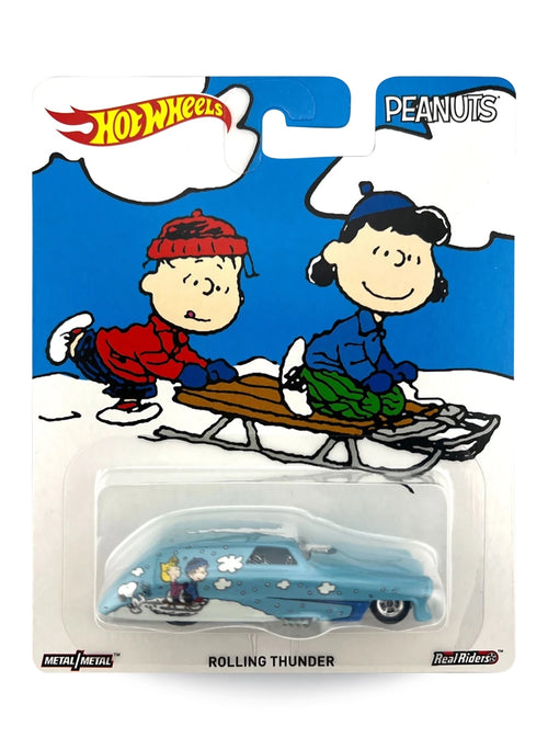 Hot Wheels Pop Culture 2016 Peanuts Rolling Thunder 1:64 – Light Blue