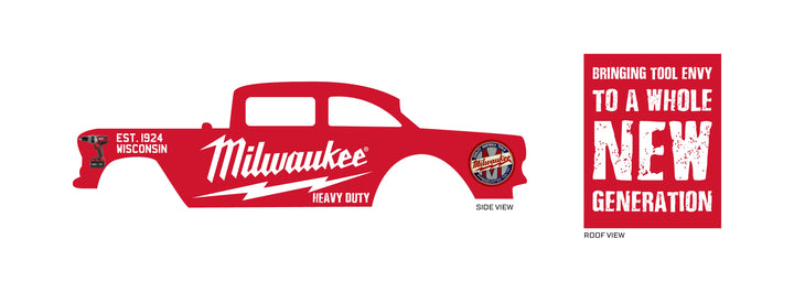 Milwaukee Toy car Decals