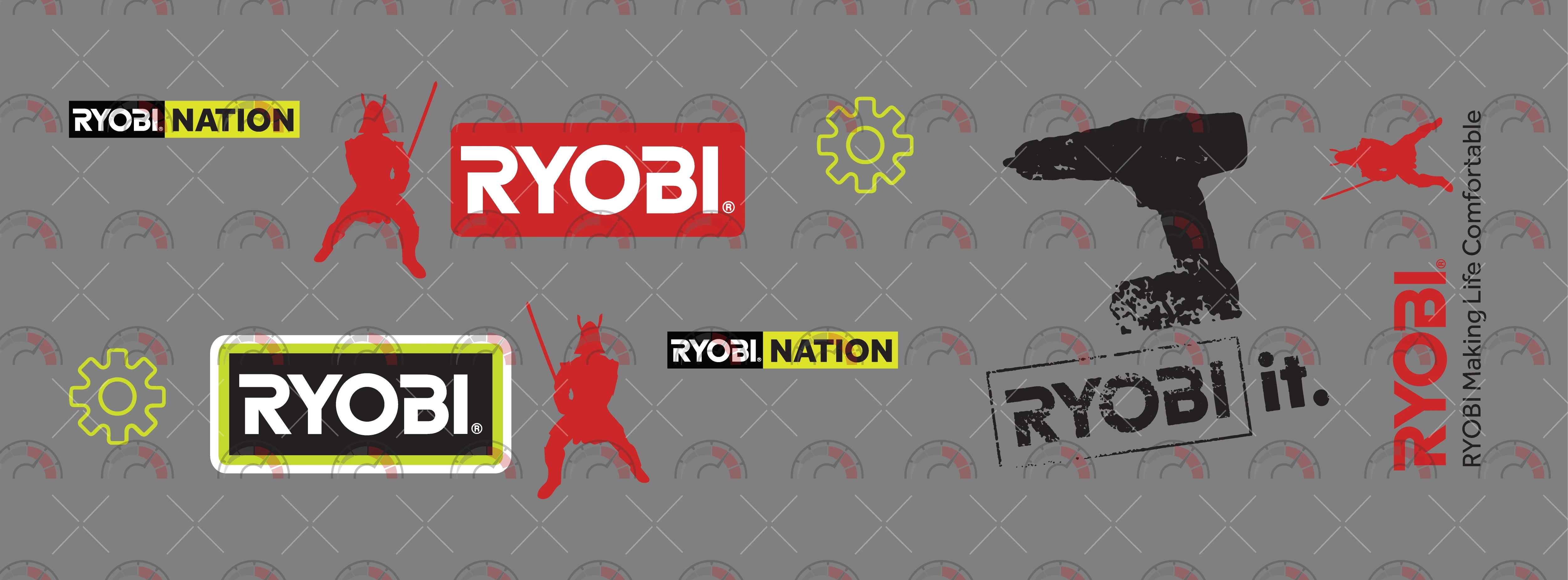 Ryobi Toy car Decals