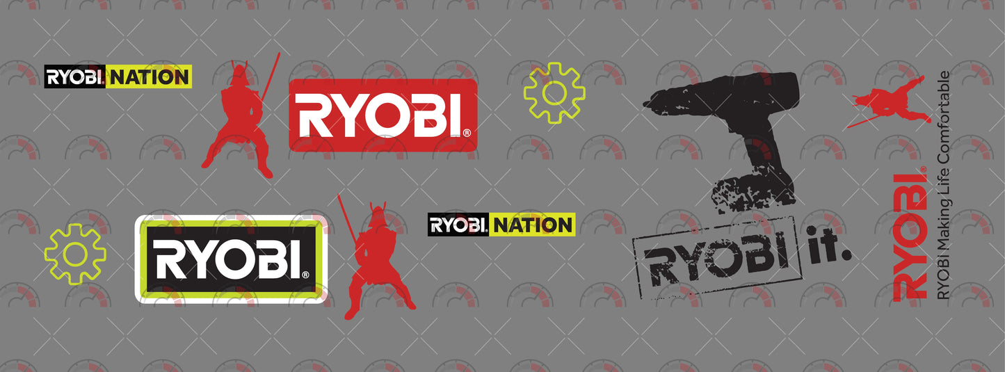 Ryobi Toy car Decals