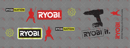 Ryobi Toy car Decals