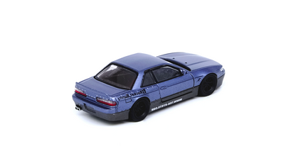 NISSAN SILVIA (S13) V1 PANDEM / ROCKET BUNNY 2-Tones Blue/Grey Metallic