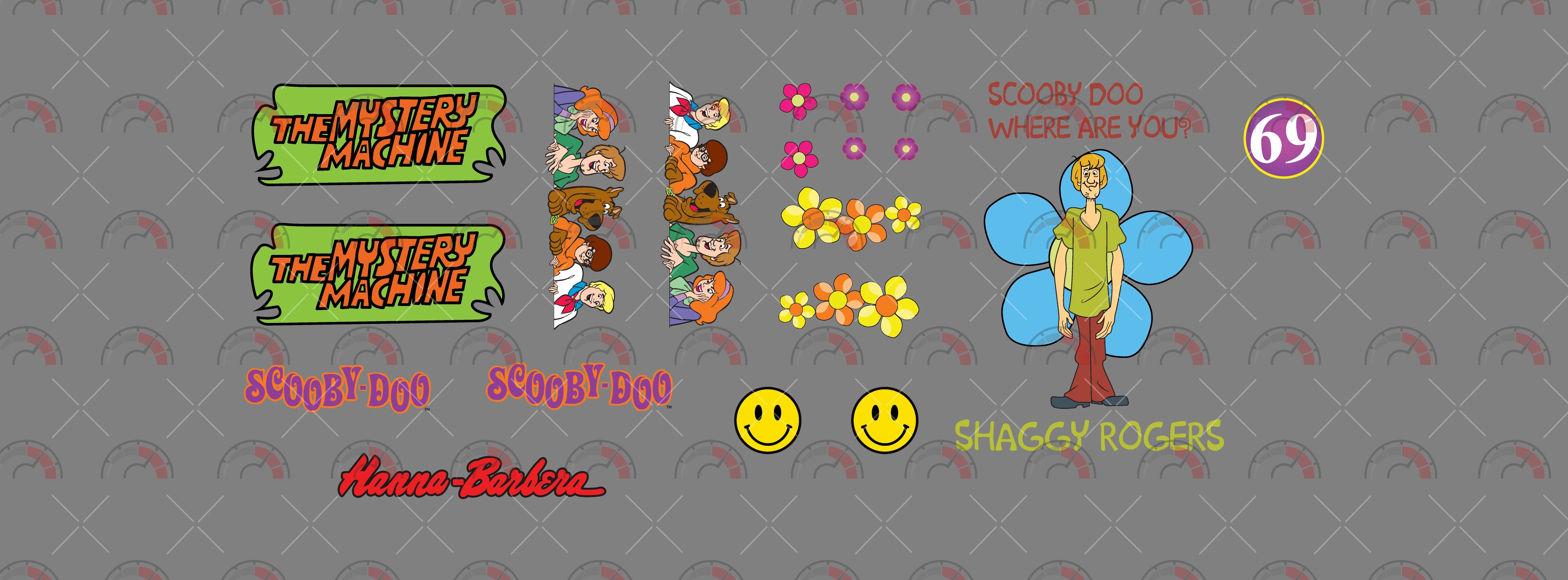 SD Shaggy model Car Decals