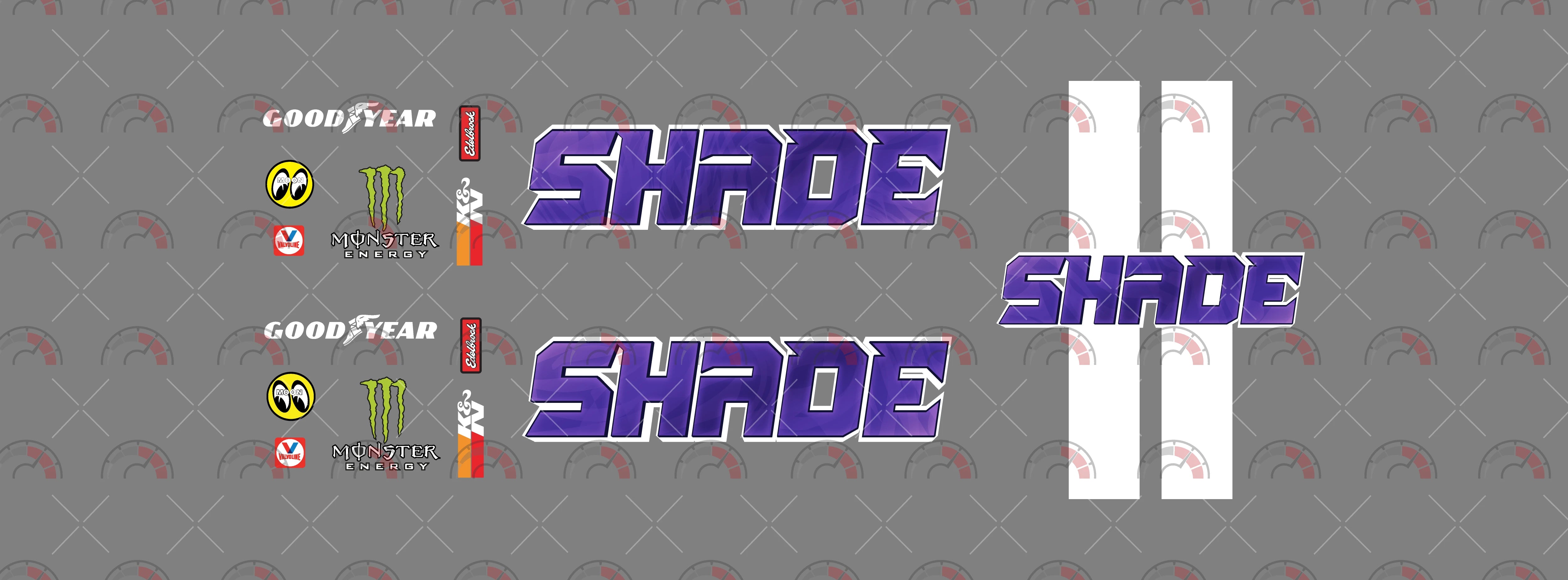 SHRDE Toy car Decals