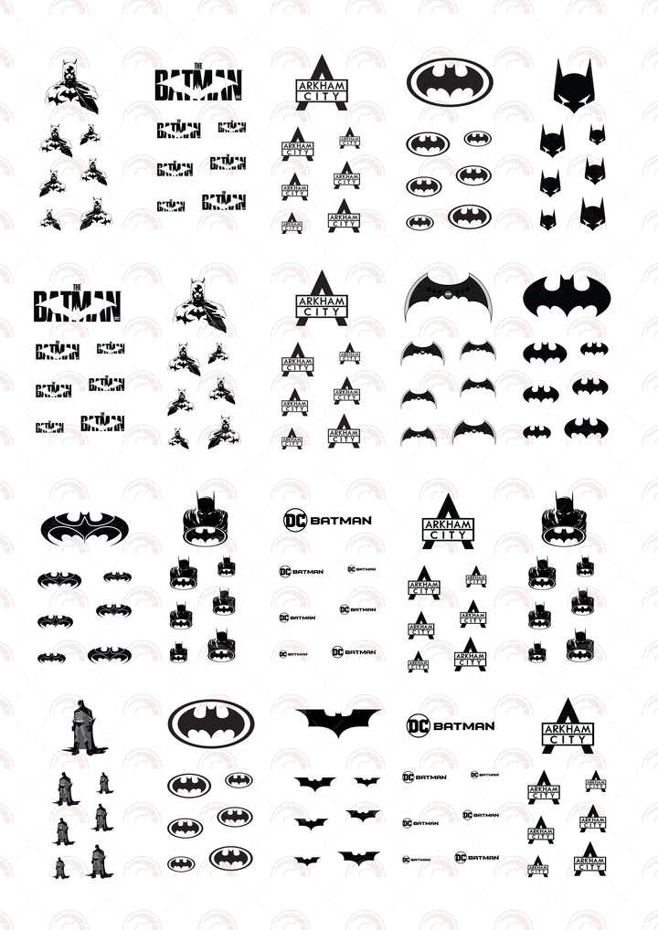 Bat Mask 3 model Car Decals